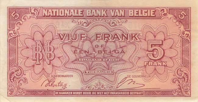 5 Franc 1943 p.121